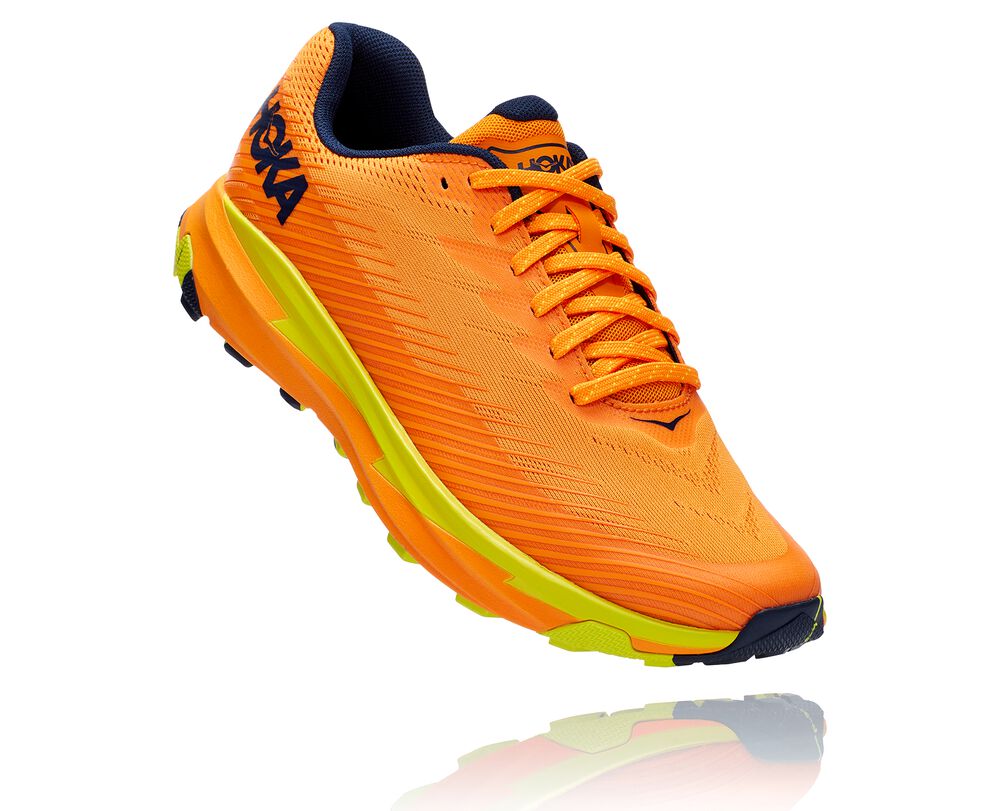 Hoka One One Torrent 2 Terränglöparskor Herr LjusGuld/Rosa - SE-6730529
